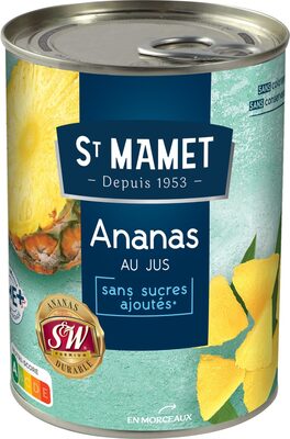 Grand Ananas Tranches Sans sucres ajoutés - 製品 - fr